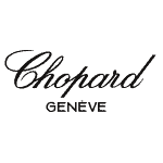 Logo for Chopard, a luxury jewelry maker. Company name in black text above the word Geneve with a white background.