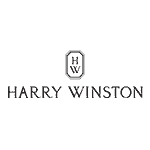 Logo for Harry Winston, a luxury jewelry maker. Company name in black text with HW centered above company name.
